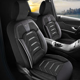 Car Seat Cover Bodrum | Jacquard Fabric Leather Look Orthopedic Design